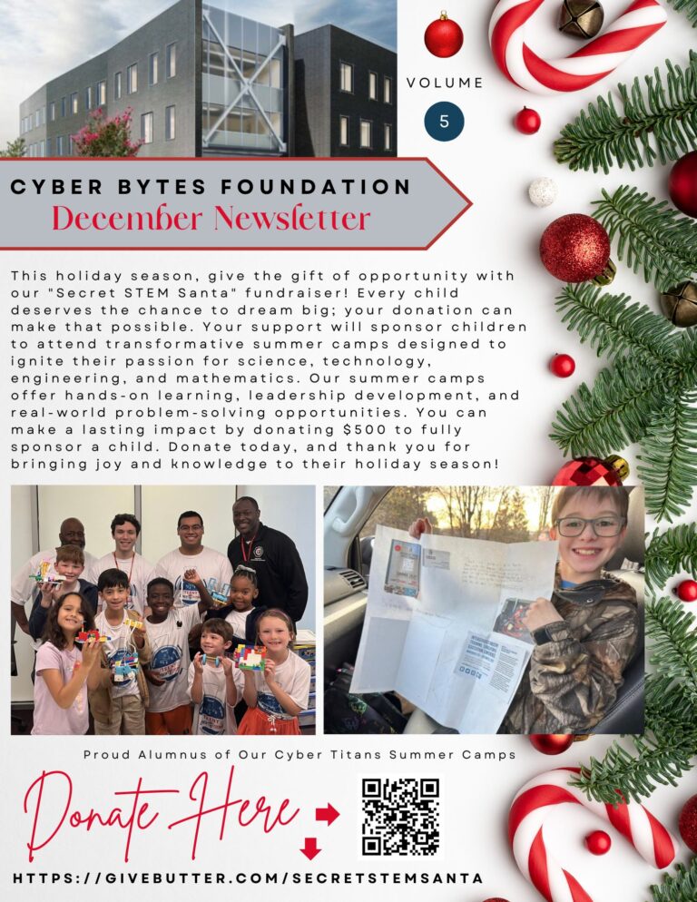 Vol. 5 - December Newsletter | Cyber Bytes Foundation
